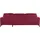 Home Affaire "Lolland L-Form", rot (bordeaux), B:250cm H:88cm T:162cm, Struktur imprägniert - feucht abwischbar (100% Polyester);Struktur Flausch (90% Polyester, 10% Polyamid);Luxus-Microfaser ALTARA NUBUCK (100% Polyester), Sofas, Ecksofa, Wahlweise mit