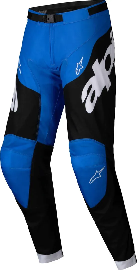 Alpinestars Racer Veil Motorcross Broeken, zwart-blauw, 32 Voorman