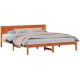 vidaXL Bettgestell 180 x 200 cm Braun