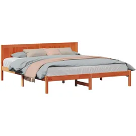 vidaXL Bettgestell 180 x 200 cm Braun