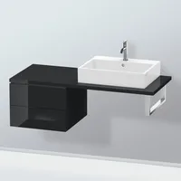Duravit L-Cube Seitenschrank, 2 Auszüge, LC583704040,