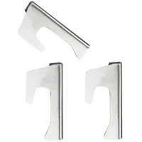Tumintu Set mit 3 Feuerplatten-Abstandshaltern, Universeller Abstandshalter, Feuertonne, Edelstahl-Abstandshalter für Feuerplatten, Feuertonne, Wasserkocher, Einfache Installation, Einfach zu Verwende