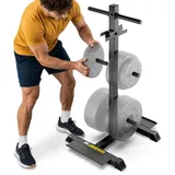 trex sport Hantelscheibenständer Stahl Hantelablage bis 360 kg schwarz