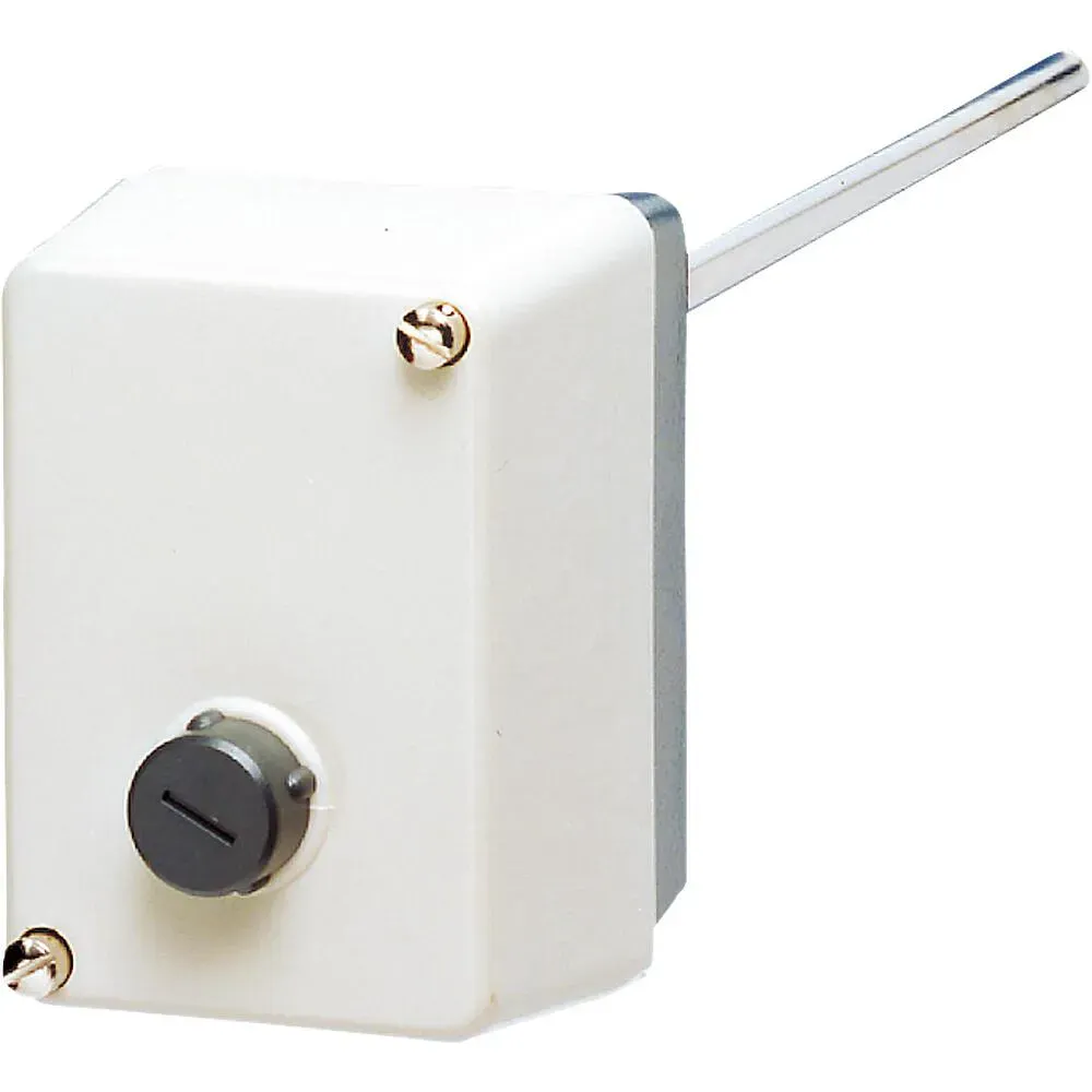 Aufbauthermostat ATHs-70, 230 V, 30 bis 110 °C mit Tauchrohr 8 × 150 mm