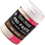 Trout Master Forellenpaste zum Forellenangeln 60g Pro Paste Teig, Farbe/Aroma:Pink-White/Käse