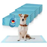 Trainingspads Hygieneunterlage für Hunde - Wickelunterlagen Trainingsunterlagen 60X60cm - PIPI Matten Einmalunterlagen 6-lagig mit Kotbeutel 100 STK.