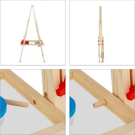 Relaxdays Standtafel Kinder, mit Whiteboard