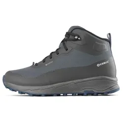 Icebug Wanderschuhe Haze Mid Biosole GTX (wasserdicht, leicht, weit) dunkelgrau/blau Damen