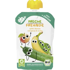 Erdbär Freche Freunde Bio Quetschie Apfel, Banane, Spinat & Gurke 100 g