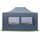 TOOLPORT Faltpavillon 3,00 x 4,50 m inkl. Seitenteile dunkelgrau (582235)