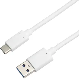 PremiumCord USB-A auf USB-C 2 m Weiß