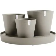 Ecopots Dubai Ø 56,5 x 30,7 cm Taupe