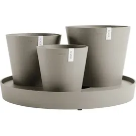 Ecopots Dubai Ø 56,5 x 30,7 cm Taupe