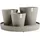 Ecopots Dubai Ø 56,5 x 30,7 cm Taupe