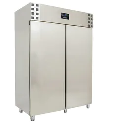 CombiSteel Gastro Edelstahl Kühlschrank Kühlung 2 Türen 1400x700x2050mm 1200l