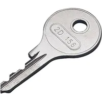 HOPPE Fenstergriffschlüssel gleichschließend 2D156 Eisen, vernickelt