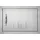 Vevor Grill-Zugangstür 508 x 356 mm Edelstahl silber