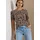 Cecil T-Shirt Leo-beige XL