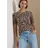 Cecil T-Shirt Leo-beige XL