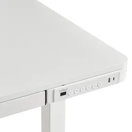 Beliani Schreibtisch Weiß 120 x 60 cm elektrisch höhenverstellbar PENLY in - (W) (H) 70 x (L) | Gr.: onesize