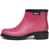 Aigle Fulfeel Low Gummistiefel Pink/Schwarz 36