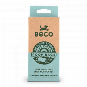 Beco Bags Poepzakjes Mint - 60 stuks  3 verpakkingen
