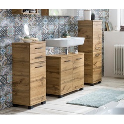 Tchibo - Schrank »U 300 Nora« - 30,5x32,5x88,5cm - schwarz - Holz / Metall / Kunststoff