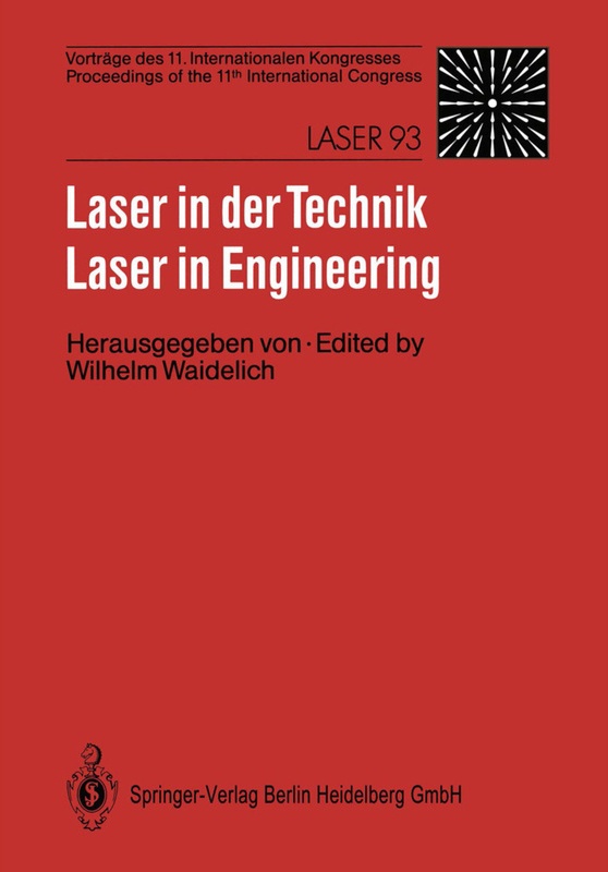 Laser In Der Technik / Laser In Engineering  Kartoniert (TB)