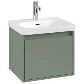 Villeroy & Boch Skyla C78300, 522x436x424mm 2 Ausz. Waschtisch mittig Soft Green