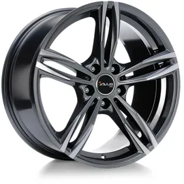 AVUS Racing AC-MB3 9,5 x 20 5 x 120 ET45 Grau Poliert
