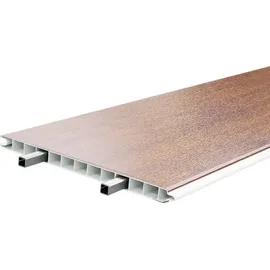 GROJA Zaun-Set 178 x 0 cm Silber/Kunststoff