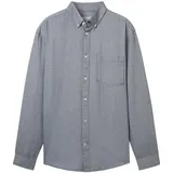 Tom Tailor Oxford Langarmhemd Navy Chambray L