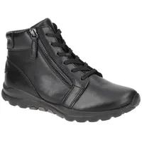 Gabor Damen Schnürstiefeletten, Frauen Stiefeletten,Kurzstiefel,uebergangsschuhe,uebergangsstiefel,schnürboots,schwarz (Mel.),38.5 EU / 5.5 UK - 38,5