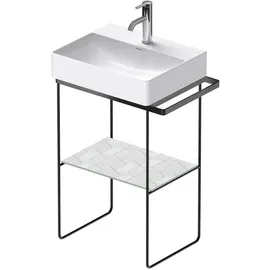 Duravit Metallkonsole 56,5 x 38,1 cm Schwarz Matt