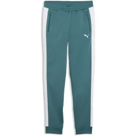 Puma Sporthose "T7 ALWAYS ON Trainingshose Jungen", Mädchen, Gr. 164, Normalgrößen, emerald ice grün, Obermaterial: 100% Polyester. Rippe: 98% Polyester, 2% Elasthan, unifarben, regular fit, Hosen Sporthose