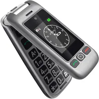 artfone G6 4G Seniorenhandy Klapphandy Ohne Vertrag丨Großtasten Mobiltelefon丨SOS Notruftaste丨Ladestation丨Lautsprecher丨Kurzwah丨Handy für Senioren丨USB-C丨Kamera丨2,4 Zoll Zweibildschirm丨1300mAh Akku - Grau
