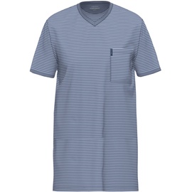 Ammann Ammann, Herren, Pyjama, Extra Light Nachthemd, Blau, 56