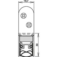 ATHMER Türdichtung Schall-Ex® Ultra WS 1-290 2-s.L.708mm Alu.silberf.HLT
