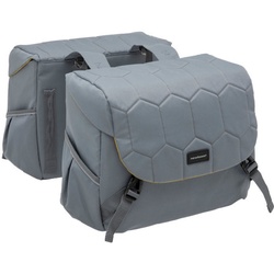 NewLooxs Gepäckträgertasche, Doppelpacktasche Mondi Joy Double Quilted grau