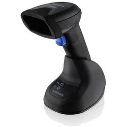 Datalogic QuickScan QBT2500 – 2D Mehrzweck-Handscanner kabellos (Bluetooth) / Standardbereich / schwarz / Kit / mit Lade-/Übertragungsstation (Präsentation) QBT2500-BK