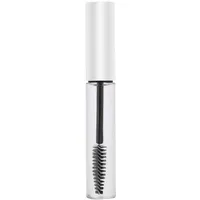10ml leere Wimpern Rohr mit Wimpern Stab, Tragbare nachfüllbare Wimperntuschen Wimpernserum Behälter Flasche DIY Kosmetik(White)