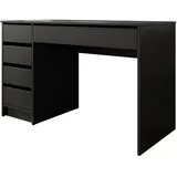 Mirjan24 Schreibtisch Schwarz,