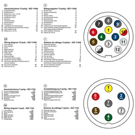 PRO PLUS Steckertester 13-polig 12 V
