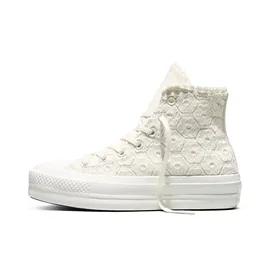 Converse Chuck Taylor All Star Lift Platform Damen Beige/Weiß 39,5