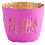 Giftcompany Windlicht Madras Eisen Pink