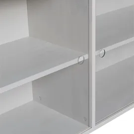 Woood Klink Aufsatzschrank 200 x 60 x 35 cm grau