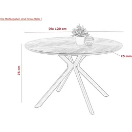 Hela Petra Ø 120 cm hellgrau