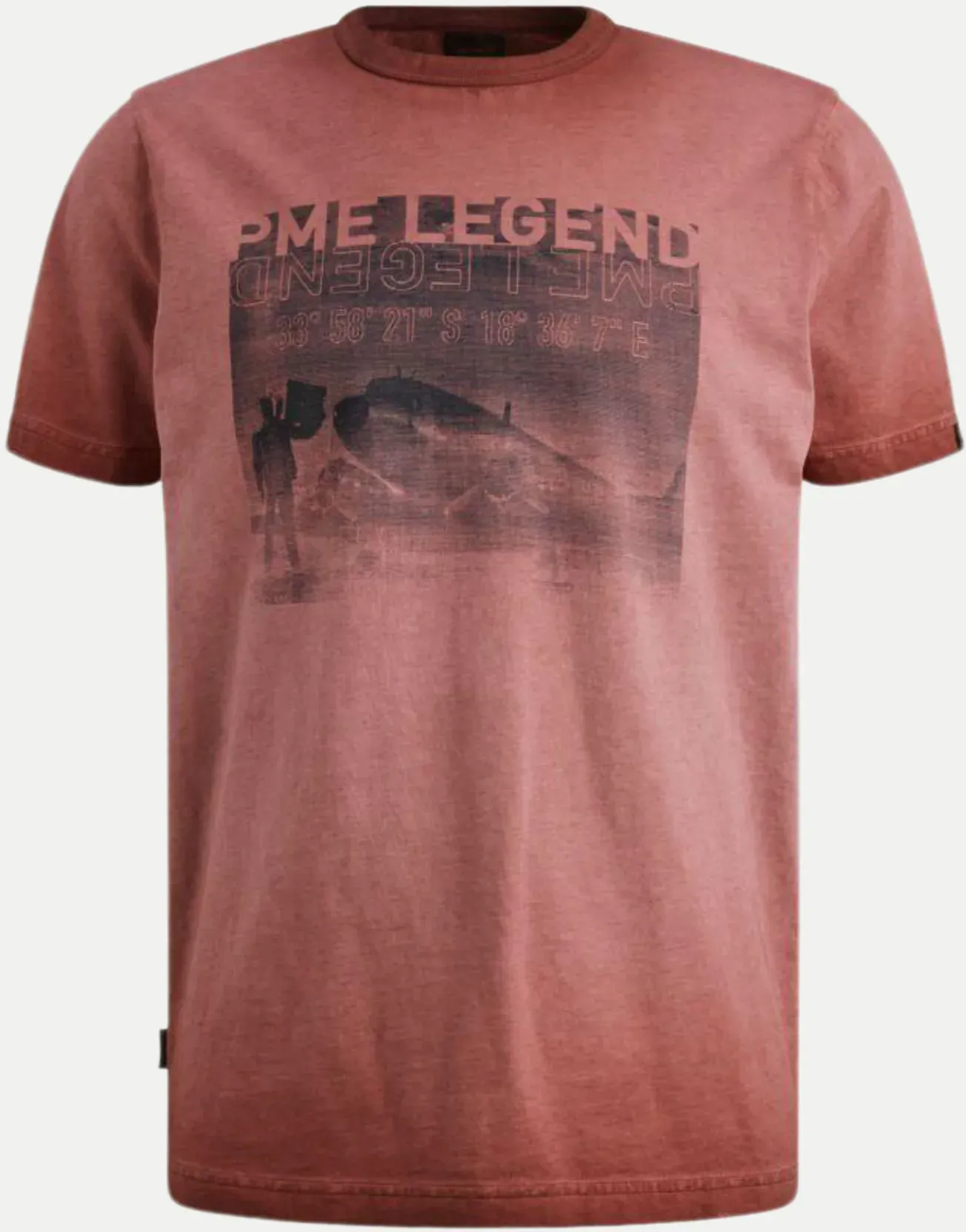 T-Shirt mit Fotoprint Rot XL