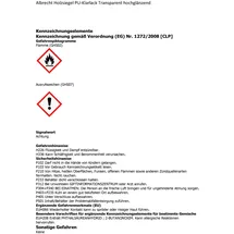 Albrecht Holzsiegel PU Klarlack Transparent hochglänzend 2,5 l