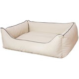 CopcoPet Rocco Orthopädisches Visco Hundebett Hundesofa Wendebett Kunstleder S ca. 70 x 55 cm Orthopädisch Beige